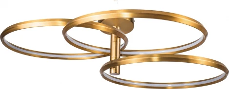 Потолочная люстра Kink Light Тор-Трио 08203,20(3000K) бронза Led 54w