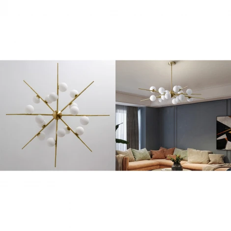 Потолочная люстра на штанге G4 Lu Carte LC-11-0378