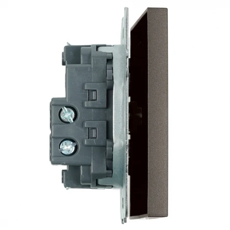 Выключатель одноклавишный (антрацит, soft touch) Stekker Эмили 49917