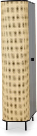 Шкаф Male ОГОГО (арт.829844), (МДФ/Бежевый,Черный)