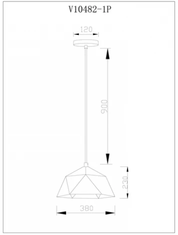 Подвесной светильник Moderli Genoa V10482-1P (220V, на проводе)