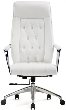 Компьютерное кресло Woodville Sarabi white / satin chrome 15424