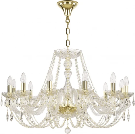 Подвесная люстра Art Classic 11.01 11.01.12.300.Gd.Sp (220V, на цепи, подсвечник, свеча)