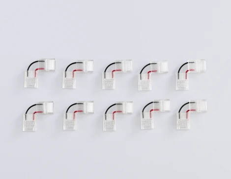 Соединитель угловой COB 12/24V для лент 12mm (2 конт.) (10шт) Ambrella Illumination GS6871