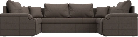 Диван П-образный Николь Лига Диванов (Рогожка) арт.125911