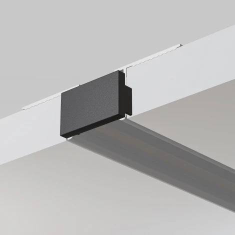 Заглушка для встраиваемого шинопровода, черный Maytoni Accessories for tracks Basity TRA172EC-12B