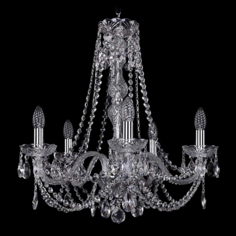 Подвесная люстра Bohemia 1406 1406/5/195/h-58/Ni