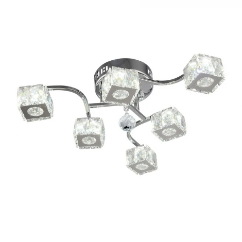 Потолочная люстра Максисвет 1645 1-1645-6-CR Y LED