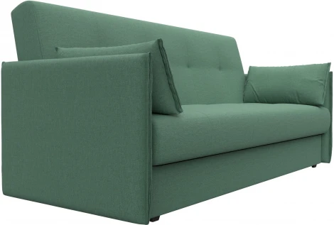 Диван-книжка Лига-018 (Зеленый/Рогожка) Лига Диванов арт.124984