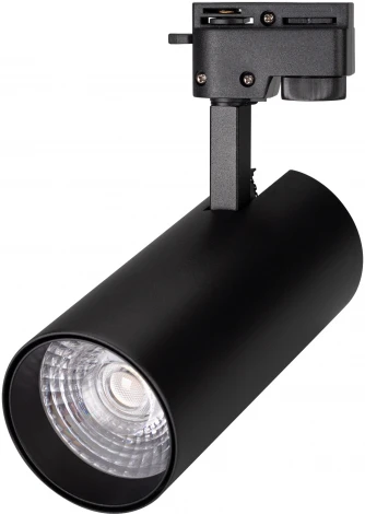 Трековый светильник светодиодный LGD-GERA-2TR-R74-20W Warm3000 (BK, 24 deg, 230V) (Arlight, IP20 Металл) 025944(1)