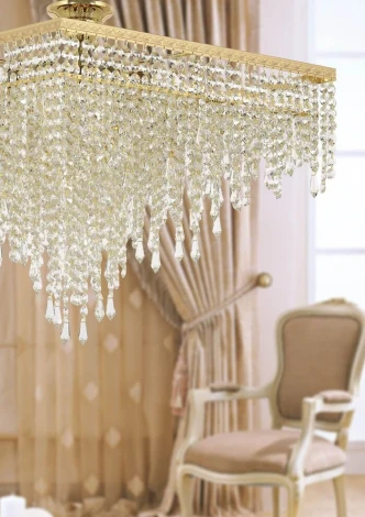 Потолочная люстра Arti Lampadari Prima E 1.3.50X50.600 G (220V, хрусталь)