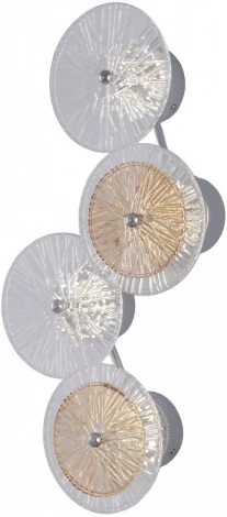 Бра светодиодное Arte Milano AM-1252B 4.1252B.D250.H500.LED Ni (220V, круглые)