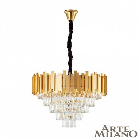Подвесная люстра Arte Milano 41A.D600.H400.E14.6 G (220V, на цепи)
