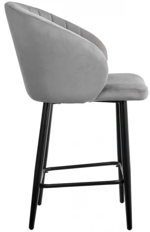Стул полубарный Paola темно-серый Bradex Home RF 0040