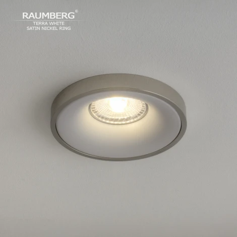 Встраиваемый светильник Raumberg TerraWh\SNi White\Satin Nickel