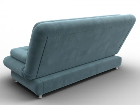 Диван-книжка Лига-123 (Металл,ЛДСП,Брус,Доска,Велюр/Бирюзовый) Лига Диванов 137616