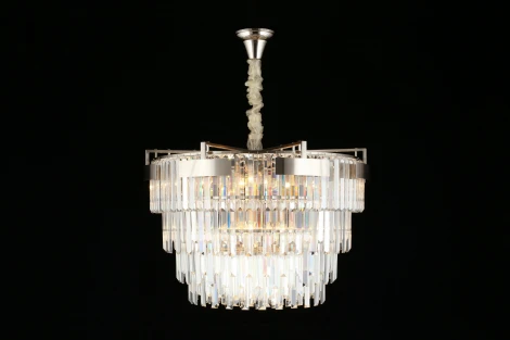 Подвесная люстра каскадная Aployt Mariz APL.813.03.15 (220V, хрусталь, на цепи)