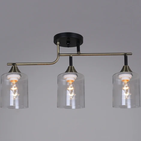 Потолочная люстра на штанге Reluce 02312-0.3-03 AB+BK (220V)