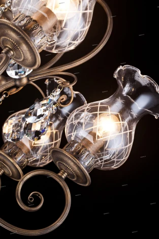 Подвесная люстра Arte Lamp Palermo A2053LM-6BR