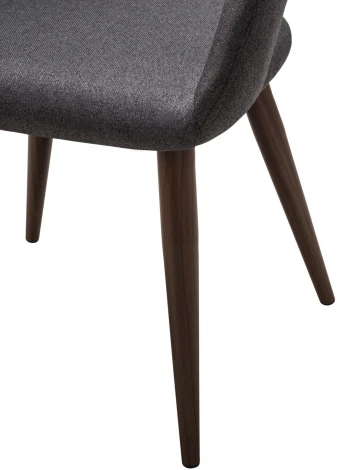 Стул R-Home Hugs Тм.Сер/тем. орех