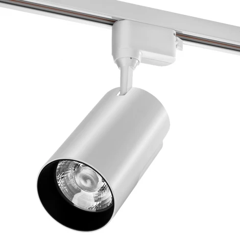 Трековый светодиодный светильник однофазный Wolta WTL-50W/01W 220V 50Вт 4000К IP40 белый