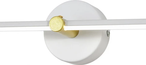 Настенный светодиодный светильник Escada Focus 10289/1LED White 10Вт, металл/силикон, белый/золото (220V)