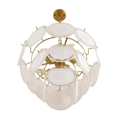 Подвесная люстра Lumion Chipsy 8320/5 латунь/белый, металл/стекло E14 5*40W 220V