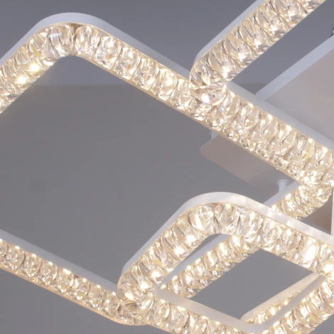 Потолочная люстра светодиодная на штанге с регулировкой цветовой температуры, яркости и ночным режимом Reluce 19848-0.3-06D WH