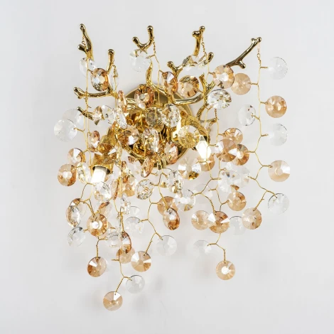 Бра хрустальное Modelux MODESTYLE MS.2112.350 GD