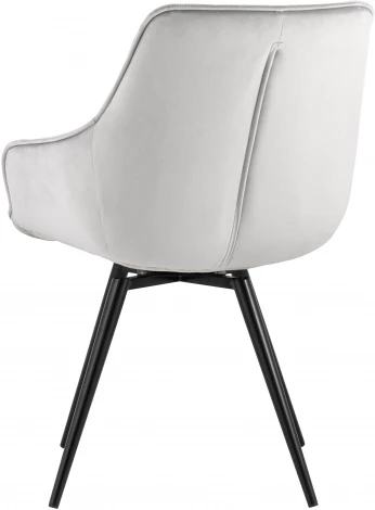 Стул вращающийся Сеул велюр светло-серый УТ000035942