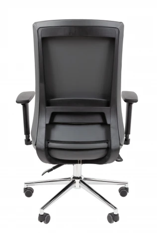 Офисное кресло Chairman 500LUX Россия экокожа cерый БП 7210652