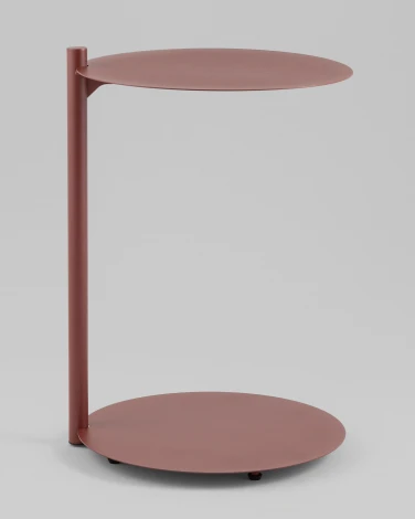 Журнальный столик Stool Group Siara металл бордовый УТ000041889