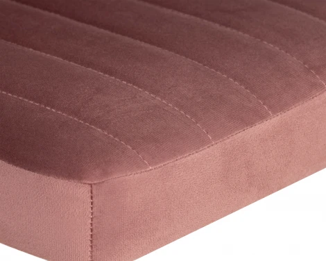 Набор 2 шт стул барный DOBRIN CHARLY GOLD (розовый велюр (MJ9-32))