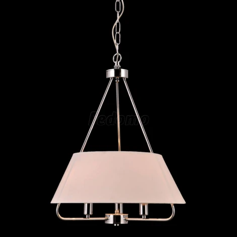 Люстра подвесная Natali Kovaltseva Alto, 3 лампы, хром с белым