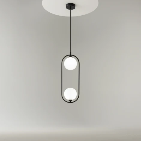 Подвесной светильник Maytoni Ring MOD013PL-02B (220V, на проводе, шарики)