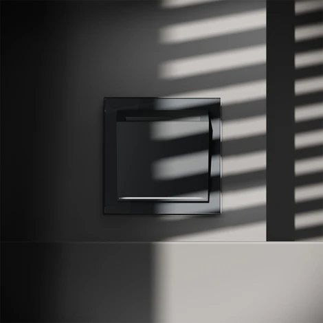 Выключатель встраиваемый карточный 16А (графит) Voltum S70 VLS010707