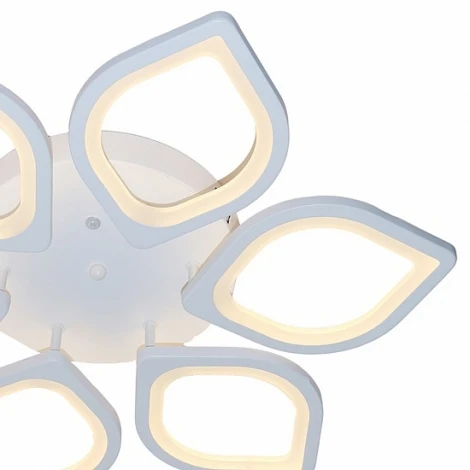 Потолочная люстра светодиодная Lotus 10216/6 LED 92W White