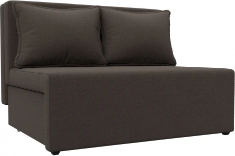 Диван прямой Лагуна (Коричневый/Рогожка) Лига Диванов арт.125931