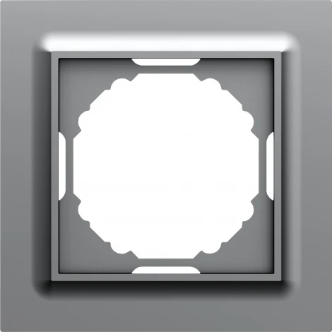 Рамка 1-я, Wave матовый серый Donel A07 DEW21140
