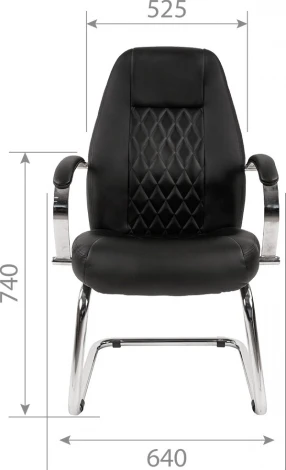 Компьютерное кресло CHAIRMAN 950 V (Металл,Экокожа/Черный)