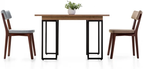 Стул R-Home Эрик Грей Орех