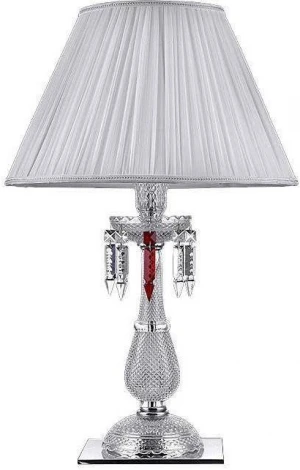 Интерьерная настольная лампа Crystal Lux Princess LG1 (220V, подвески, выключатель)