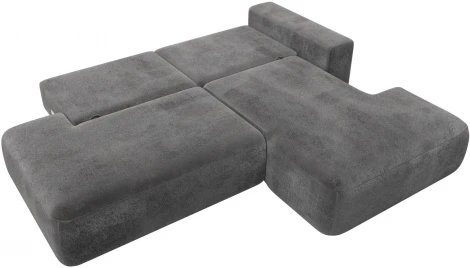 Диван угловой Лига-036 НПБ Модерн правый угол Лига Диванов (Велюр) арт.127777