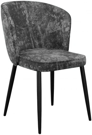 Стул DikLine 347 микровелюр M14 серый, ножки черные