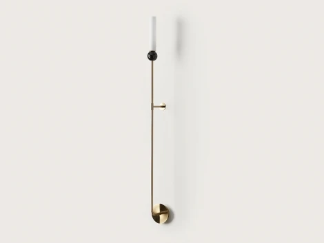 Бра золотой металл, черный мрамор Aromas del Campo Delie A1224/L Aged gold / Black marble