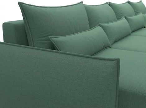 Диван П-образный Лига-051 НПБ Лонг Лига Диванов (Рогожка) арт.128689