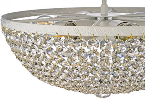 Потолочная люстра буше Arti Lampadari Nobile E 1.3.40.100 WG (220V, хрусталь)