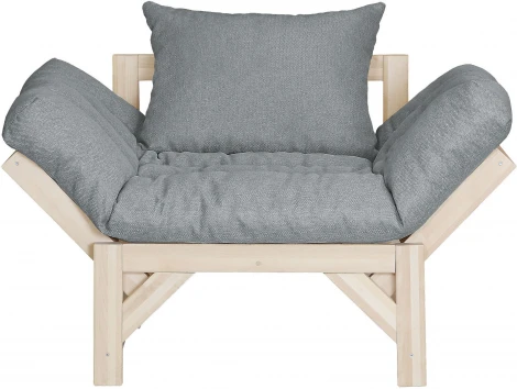 Кресло Бинго ткань браво grey, каркас лак Mebelik арт.009196