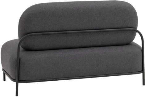 Диван Stool Group Стоун рогожка тёмно-серый УТ000036927