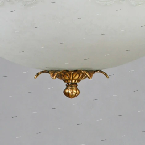 Люстра потолочная Ambiente by Brizzi Merida, 8 ламп, бронза с белым